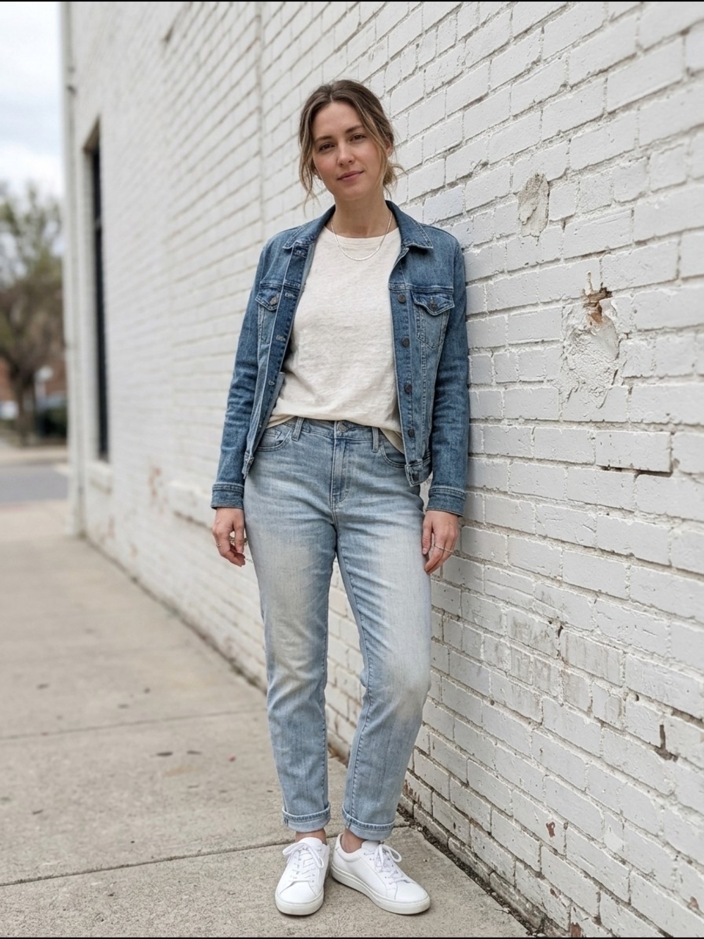 Signature By Levi Strauss Women's Mid Rise Slim Cuffed Light Wash Jeans